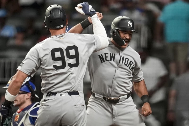 Grand slam de Grisham sella remontada de Yankees sobre Bravos