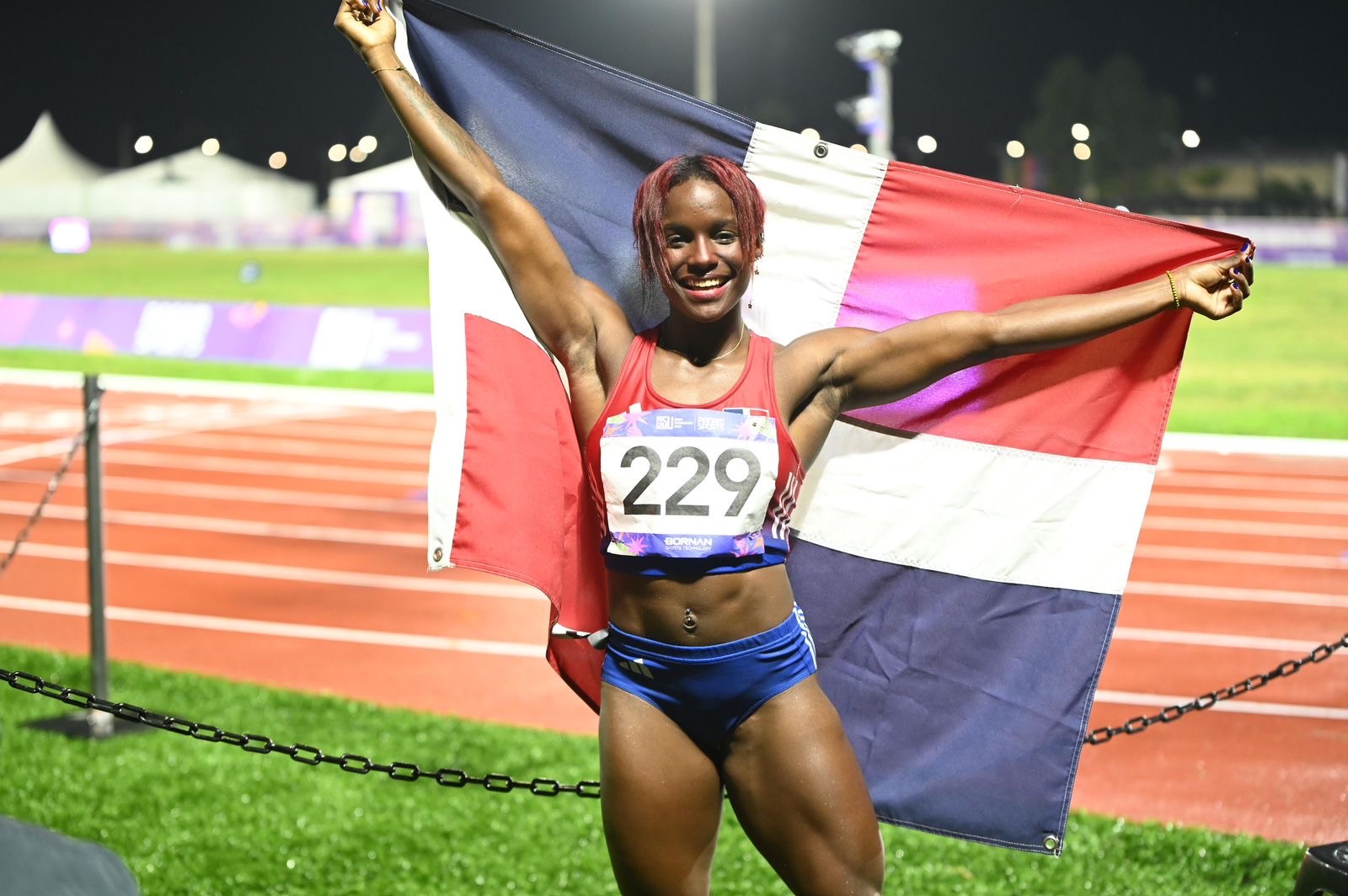 Liranyi Alonzo conquista plata en atletismo Panam Junior Asunción