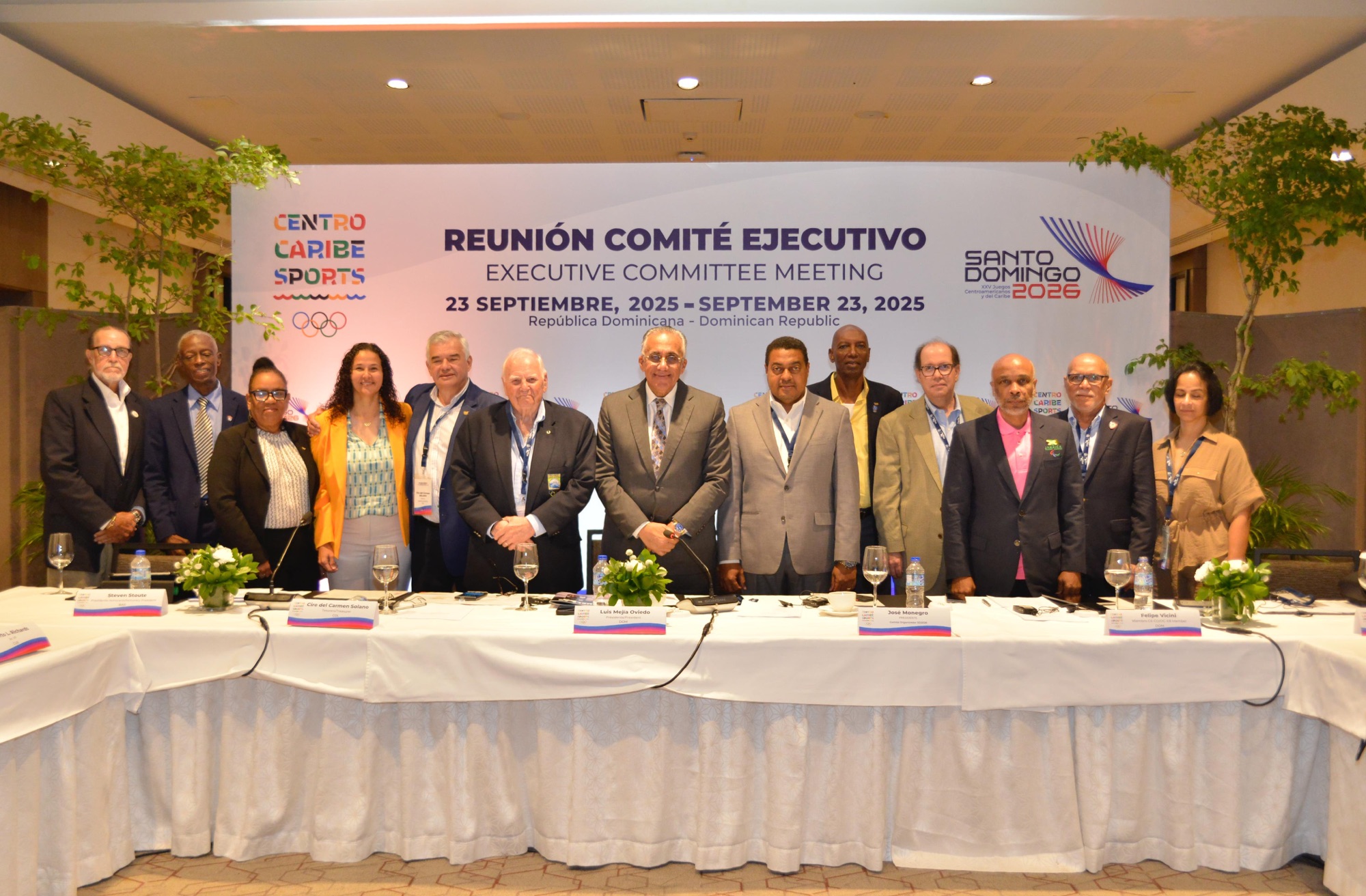 Comité Ejecutivo de Centro Caribe Sports sesionó en Santo Domingo