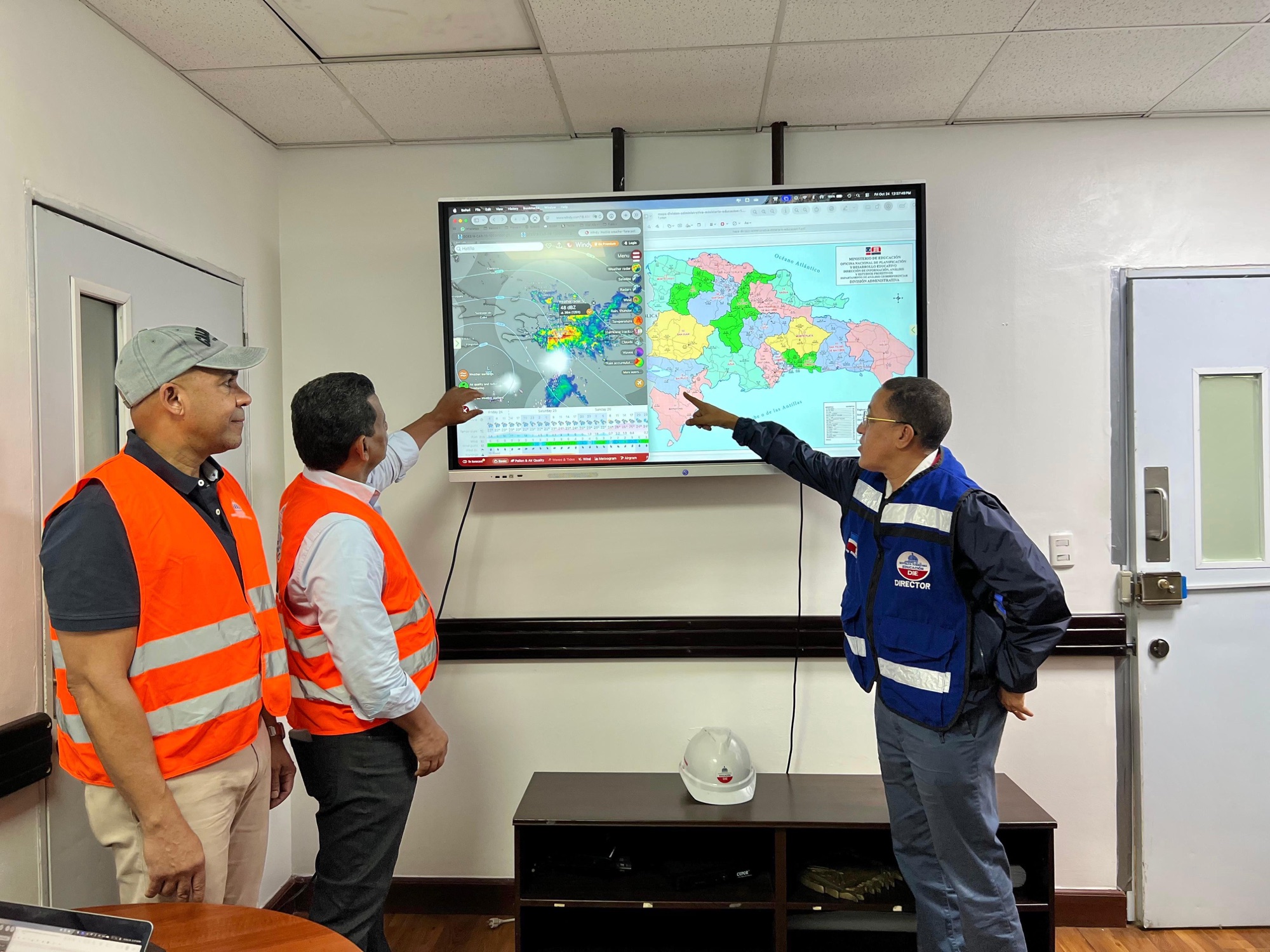 Infraestructura Escolar informa está lista para intervenir y rehabilitar escuelas afectadas por Tormenta Melissa