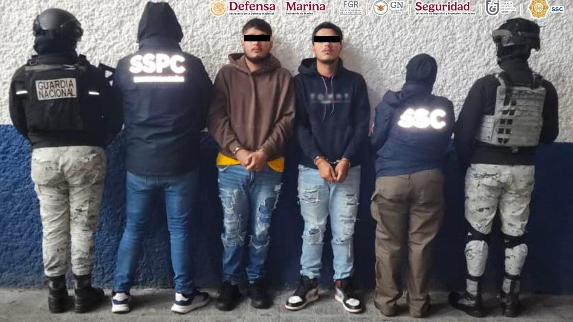 Detienen a miembros de la Fuerza Anti-Unión por narcomenudeo en Ciudad de México