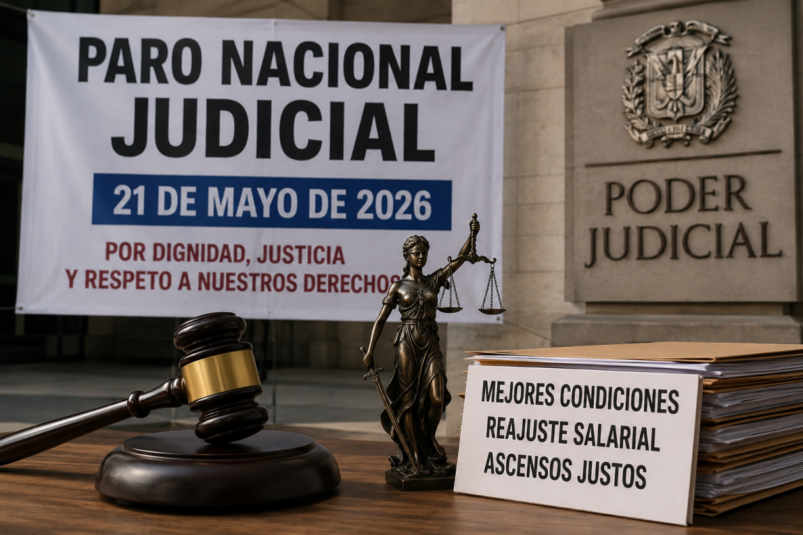 República Dominicana busca evitar paro en el Poder Judicial