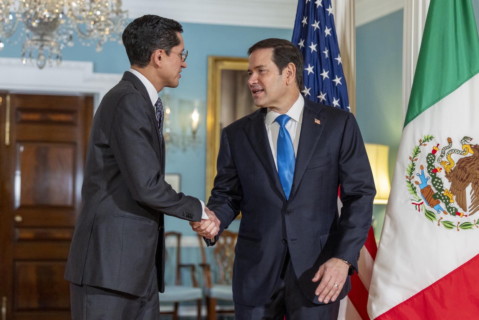 Marco Rubio y canciller mexicano buscan avanzar en acuerdo comercial ante tensión arancelaria
