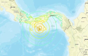 Panamá registra más de una decena de réplicas tras terremoto de magnitud 7.7