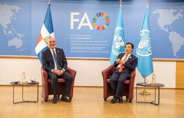FAO reconocerá a Luis Abinader con su máxima distinción por aportes a la seguridad alimentaria